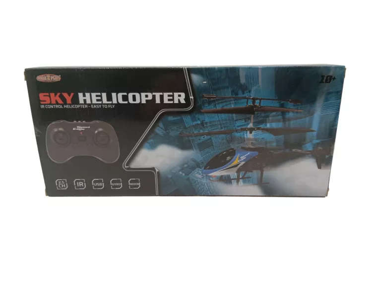 HELIKOPTER ZDALNIE STEROWANY RC PILOT NIEBIESKI