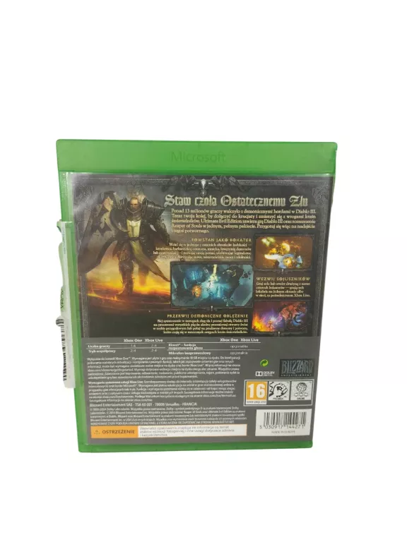 GRA DIABLO 3 REAPER OF SOULS XBOX ONE