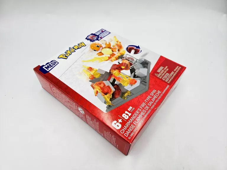KLOCKI MEGA POKEMON OGNISTY ATAK CHARMANDERA