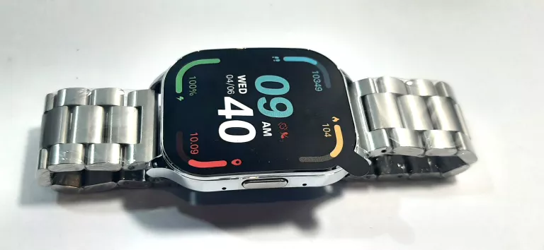 PIĘKNY SMARTWATCH AIRFLEXONE SREBRNY  / ZDJĘTE TYLKO PLOMBY !