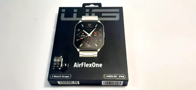 PIĘKNY SMARTWATCH AIRFLEXONE SREBRNY  / ZDJĘTE TYLKO PLOMBY !