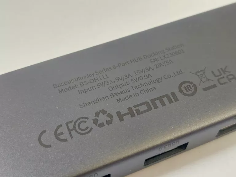 HUB USB PASYWNY STACJA DOKUJĄCA BASEUS B00052809813-00 USB-C - 4XUSB / HDM
