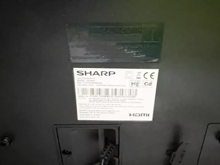 TELEWIZOR SHARP 32CB3E 32" HD READY + PILOT