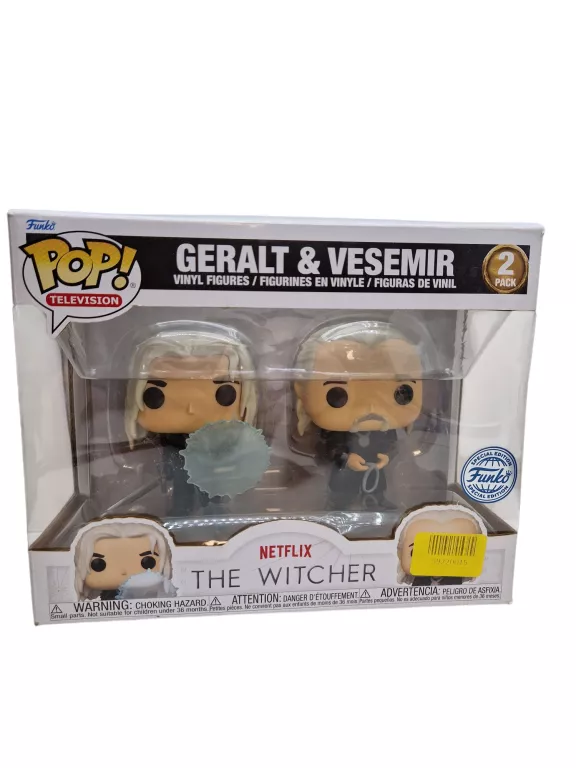 FIGURKI FUNKO POP! THE WITCHER GERALT & VESEMIR 9CM