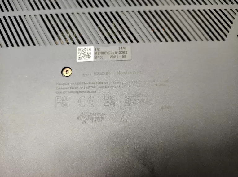 LAPTOP ASUS VIVOBOOK PRO 15 OLED K3500P