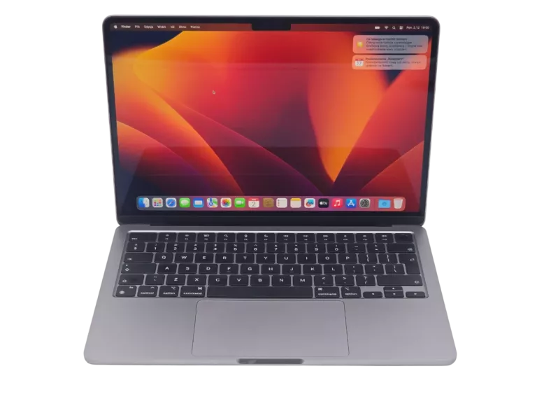 LAPTOP APPLE MACBOOK AIR 13.6" RETINA M2 8GB RAM 256GB SSD MACOS SZARY