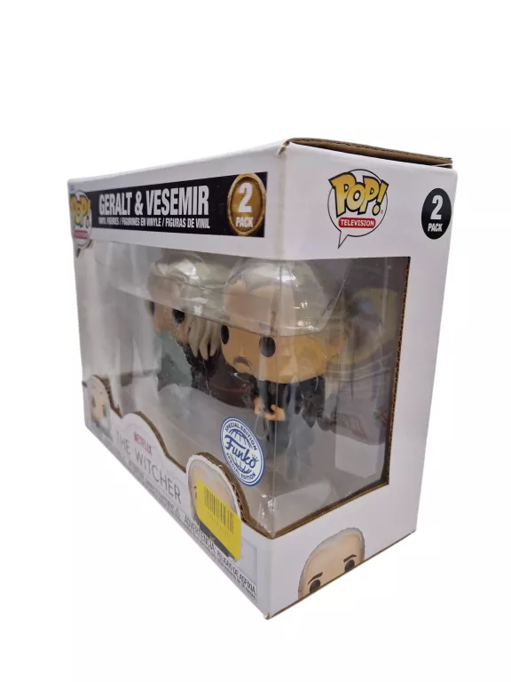 FIGURKI FUNKO POP! THE WITCHER GERALT & VESEMIR 9CM