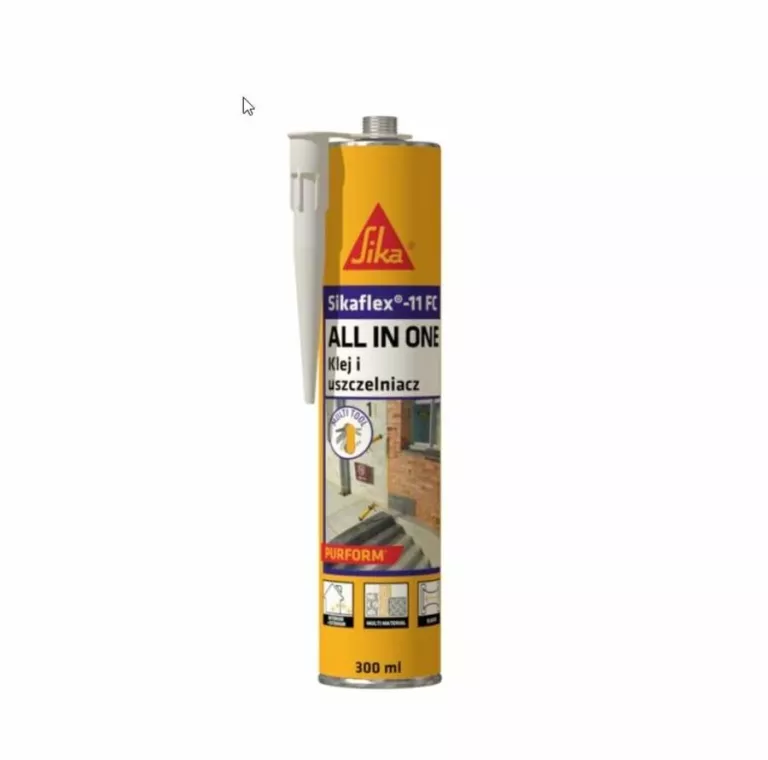 USZCZELNIACZ SIKA SIKAFLEX 11FC BIAŁY 300ML KLEJ