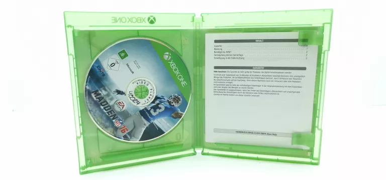 GRA XBOX ONE MADDEN NFL 16