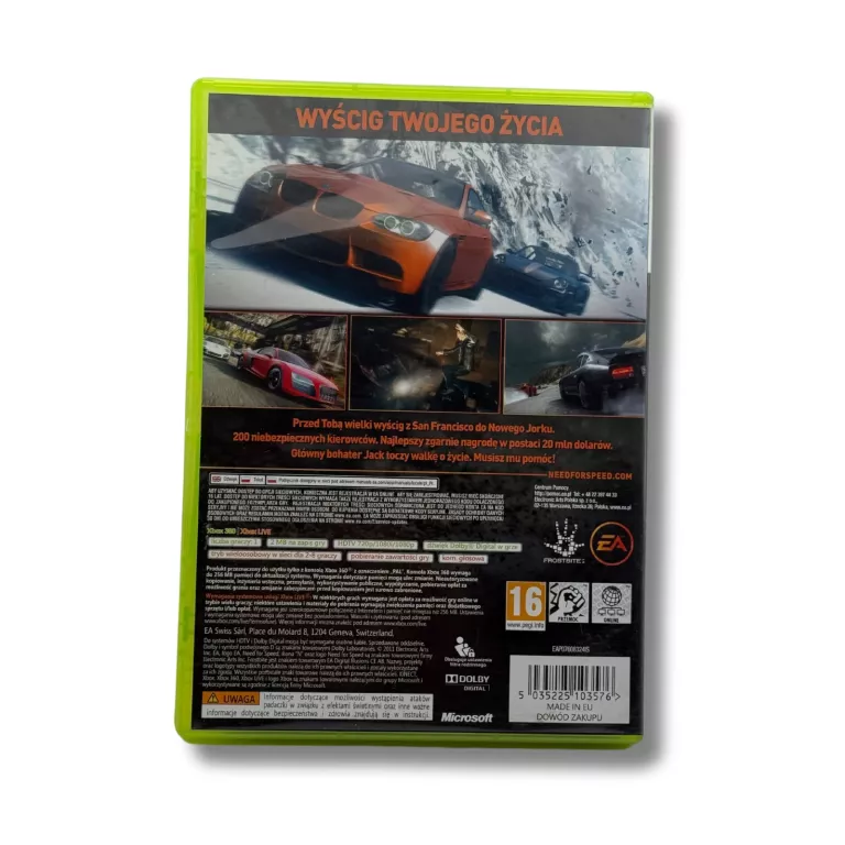 GRA XBOX 360 NEED FOR SPEED: THE RUN