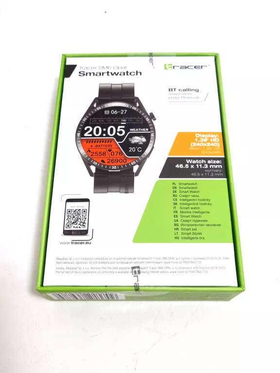 SMARTWATCH TRACER SM6 OPAL KOMPLET