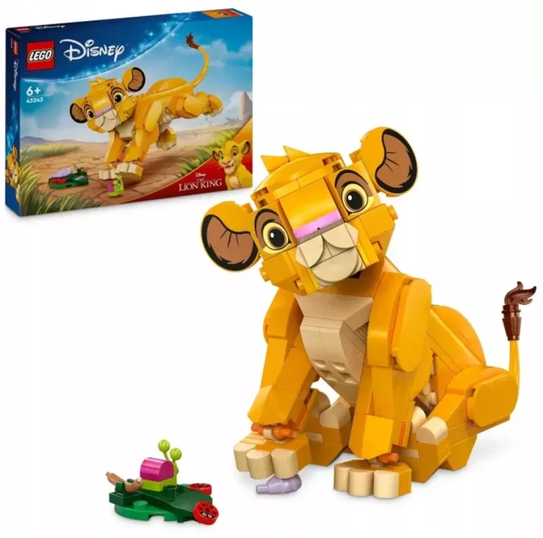 LEGO DISNEY 43243 KRÓL LEW - LWIĄTKO SIMBA FABRYCZNIE ZAPAKOWANE