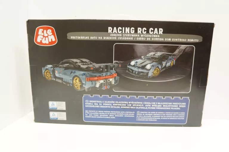 KLOCKI  ELEFUN ZDALNIE STEROWANA WYŚCIGÓWKA RACING RC CAR