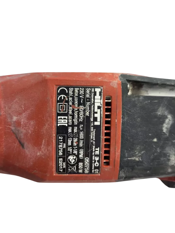 MŁOTOWIERTARKA HILTI TE 3-C 800W  2,1J   SDS PLUS