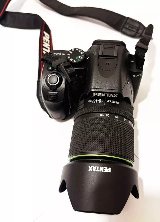 APARAT PENTAX K-70+ OBIEKTYW 18-135 MM KOMPLET!