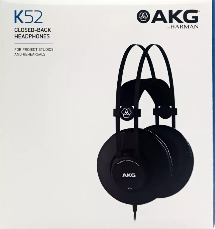 SŁUCHAWKI STUDYJNE WOKÓŁUSZNE AKG K52