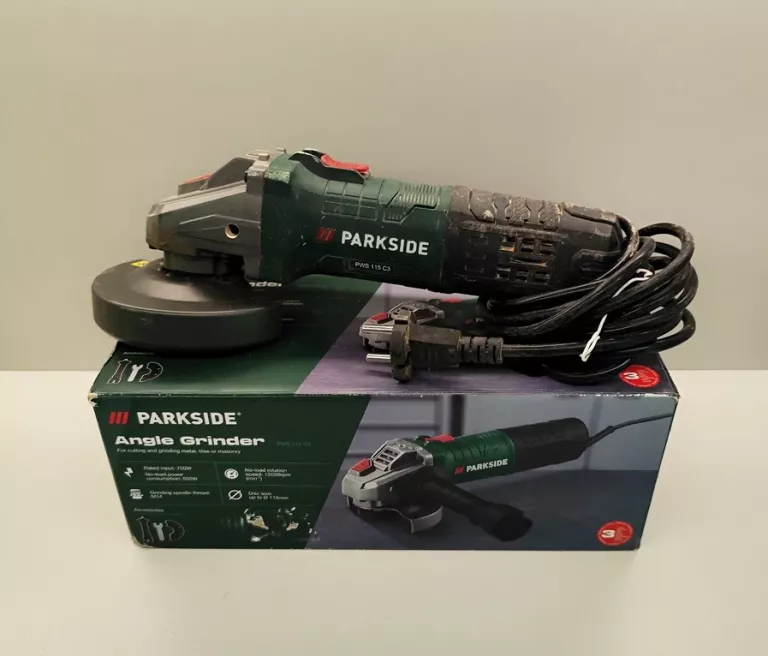 SZLIFIERKA KĄTOWA PARKSIDE PWS 115 C3 HG11161 750 W