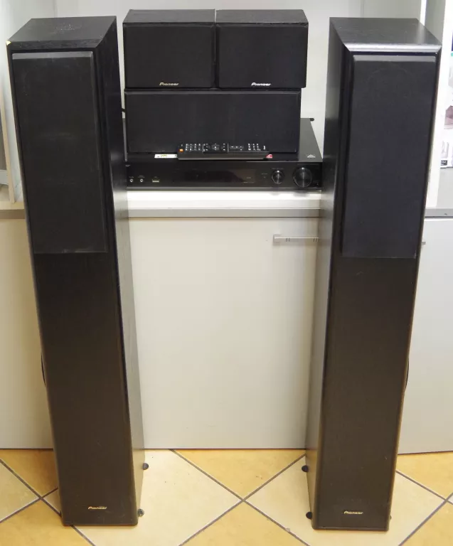 PIONEER VSX-S520 WI-FI BT 4K60P HDR HI-RES AUDIO + GŁOŚNIKI PIONEER S-ESR2