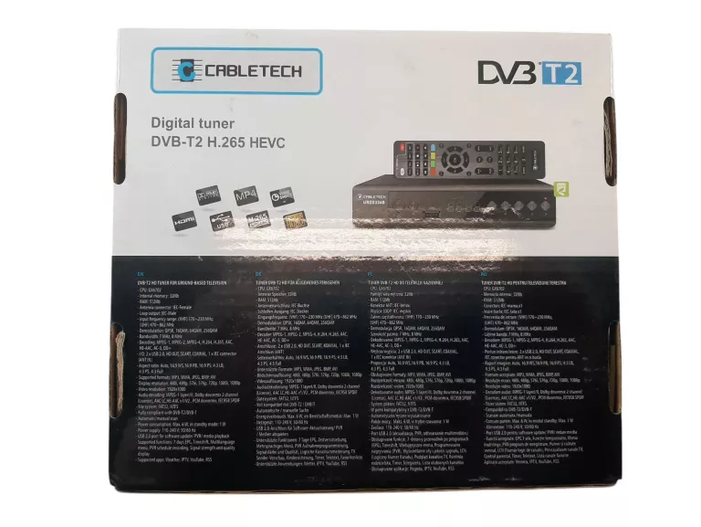 DEKODER DVB-T2 CABLETECH URZ 0336B