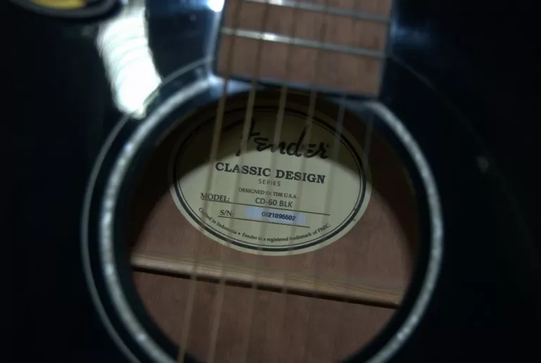GITARA AKUSTYCZNA FENDER CD-60 BLK