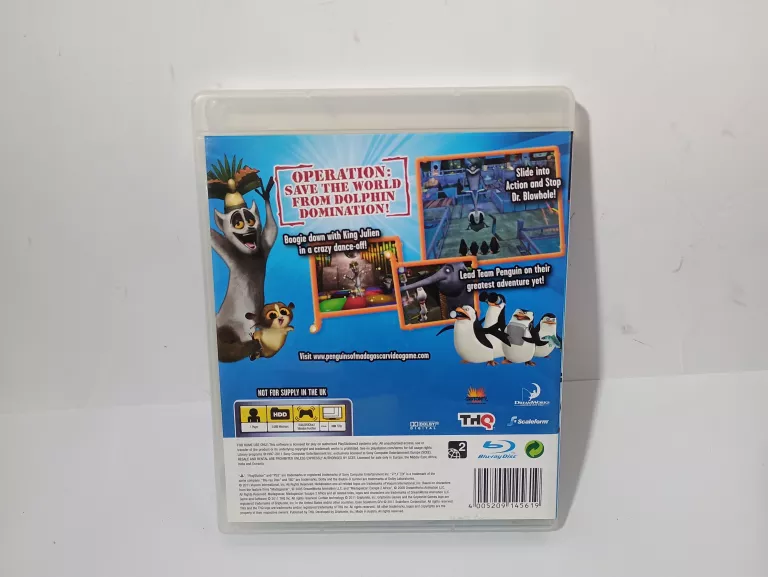 GRA PS3 PINGWINY Z MADAGASKARU