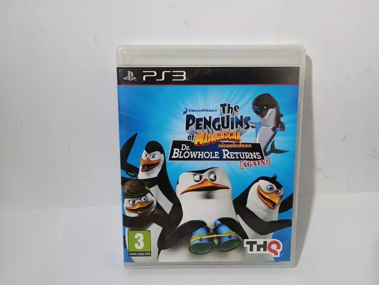 GRA PS3 PINGWINY Z MADAGASKARU