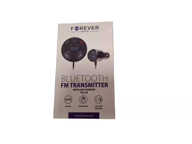 FOREVER MOTO FM TRANSMITER BLUETOOTH