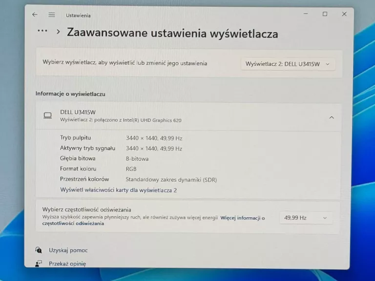 MONITOR LED DELL U3415W 34 " 3440 X 1440 PX IPS / PLS