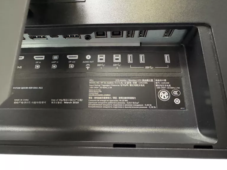 MONITOR LED DELL U3415W 34 " 3440 X 1440 PX IPS / PLS