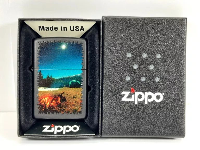 ZAPALNICZKA ZIPPO CZARNY MAT NADRUK