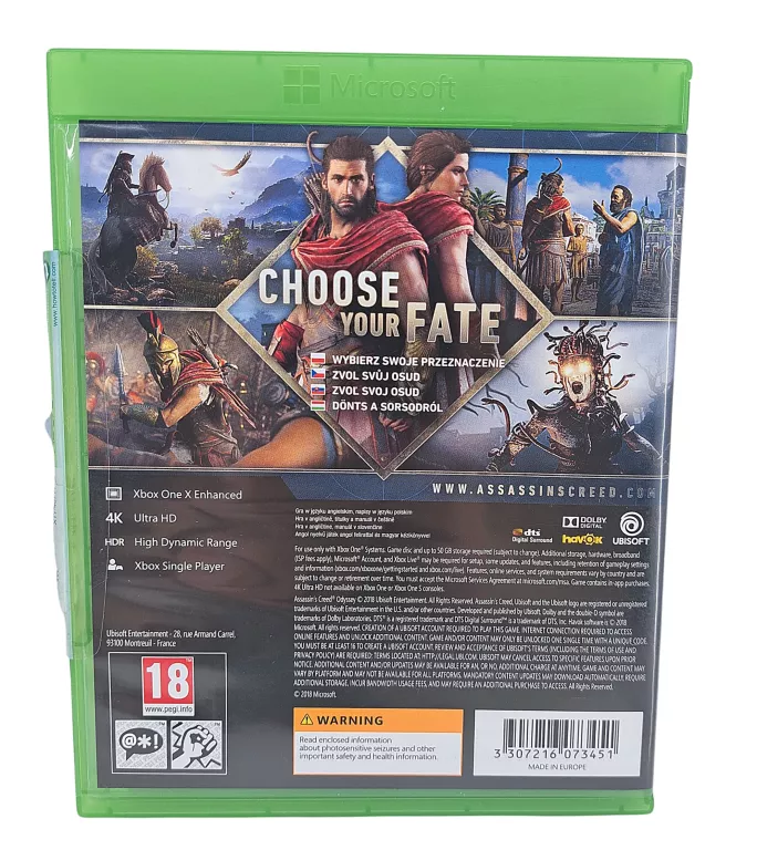 GRA XBOX ONE ASSASSINS CREED ODYSSEY