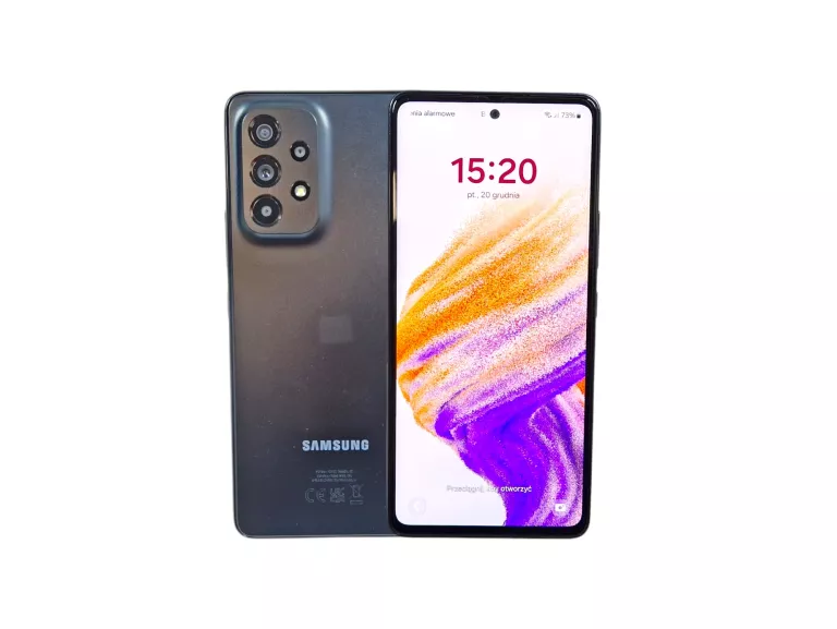 TELEFON SAMSUNG GALAXY A53 5G 6/128GB 6,5" 120HZ 64MPIX CZARNY