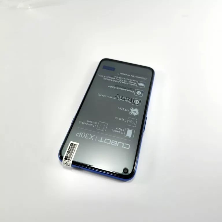 SMARTFON CUBOT X30 PRO 8 GB / 256 GB 4G (LTE) NIEBIESKI