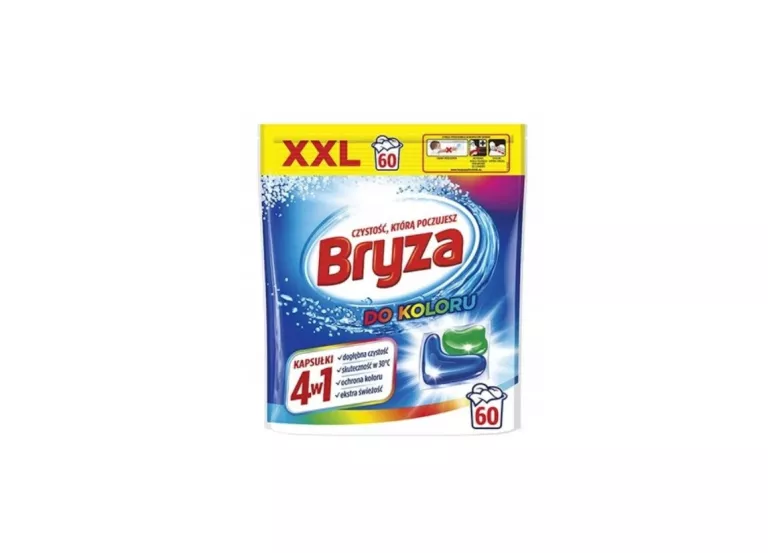 KAPSUŁKI DO PRANIA BRYZA 4W1 COLOR 60 SZT.