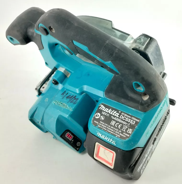 PRZECINARKA DO METALU MAKITA DCS553 + ŁADOWARKA