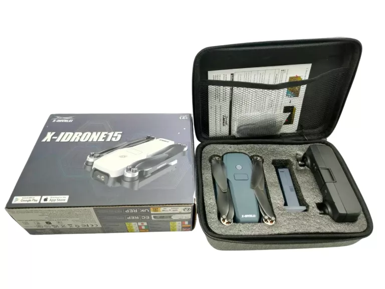 DRON X-IDRONE 15 KAMERA 4K RC SKŁADANY WIFI KOMPLET JAK NOWY!