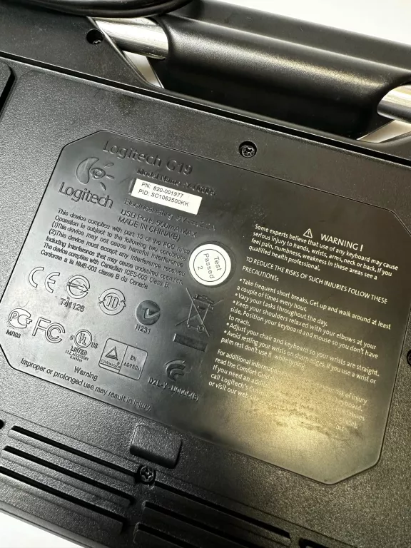 KLAWIATURA Z MONITOREM GAMINGOWA LOGITECH G19