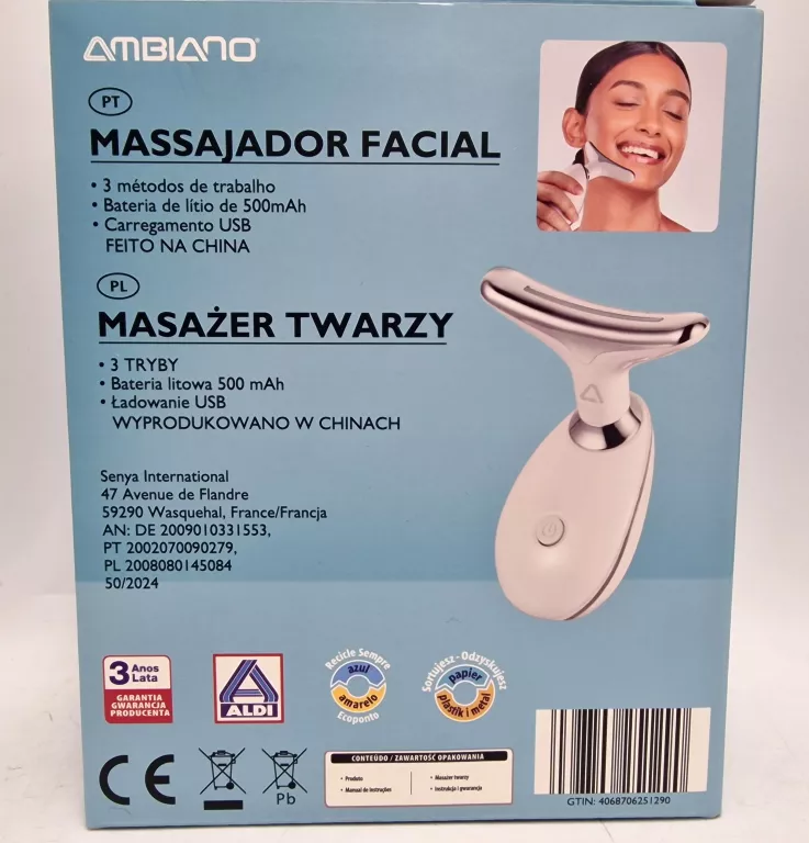 MSAŻER DO TWARZY AMBIANO