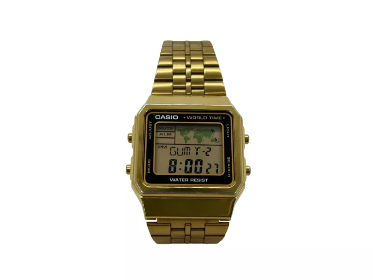 ZEGAREK MĘSKI CASIO VINTAGE A500W ZŁOTY A SKROMNY