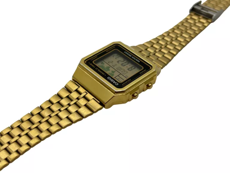ZEGAREK MĘSKI CASIO VINTAGE A500W ZŁOTY A SKROMNY