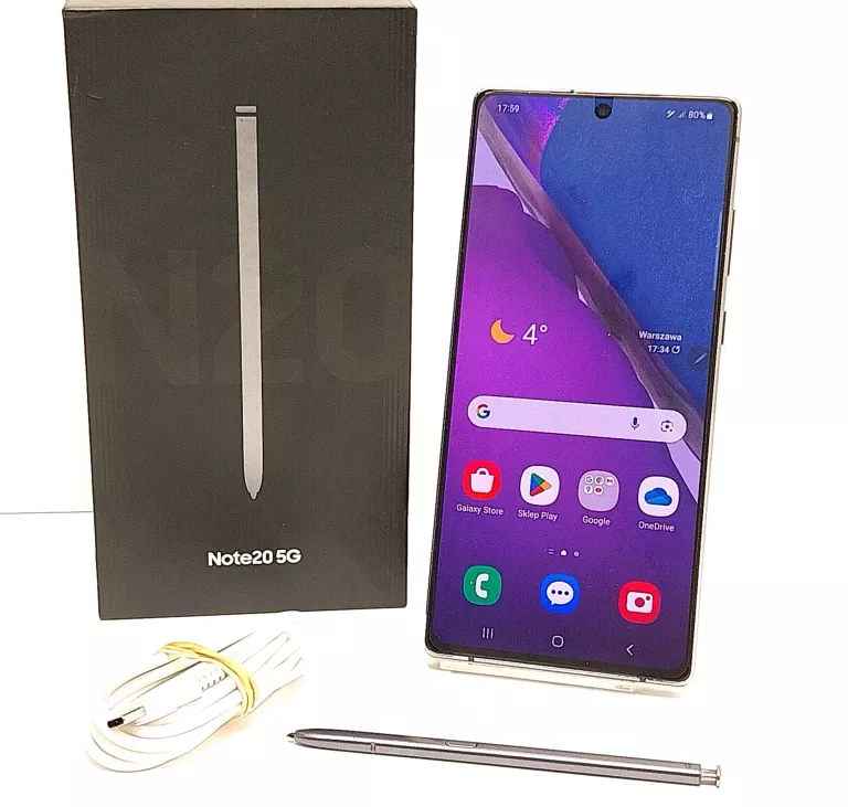 SAMSUNG GALAXY NOTE 20 5G 8/256GB + ZESTAW