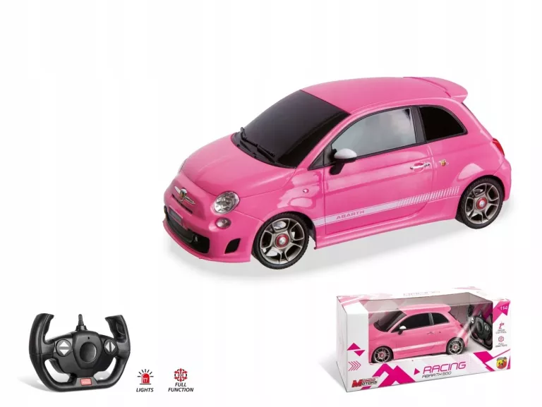 MONDO R/C ABARTH 500 PINK EDITION 2,4GHZ 1:14