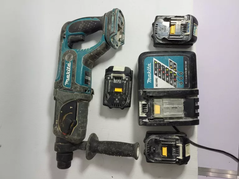MŁOTOWIERTARKA MAKITA 18,0 V BHR 241 + 3 AKU ŁAD