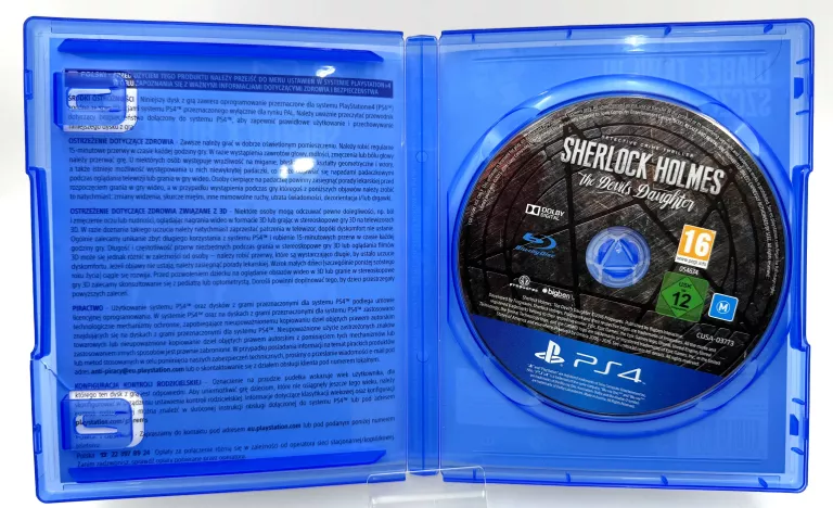 GRA PS4 SHERLOCK HOLMES THE DEVIL'S DAUGHTER