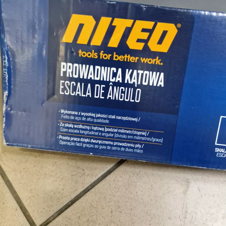 NITEO PROWADNICA KĄTOWA 77 CM KĄTOWNIK UNIWERSALNY