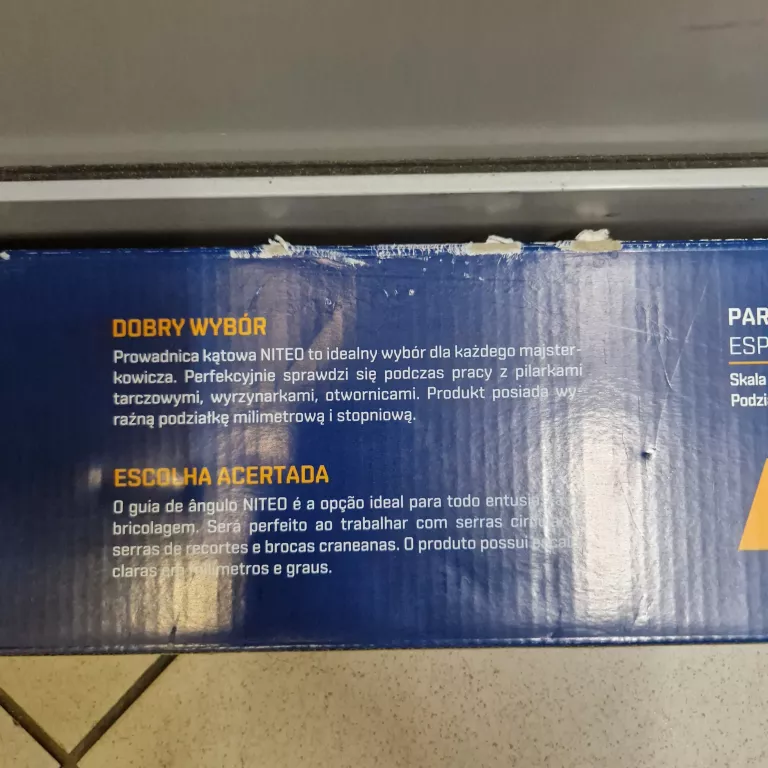NITEO PROWADNICA KĄTOWA 77 CM KĄTOWNIK UNIWERSALNY