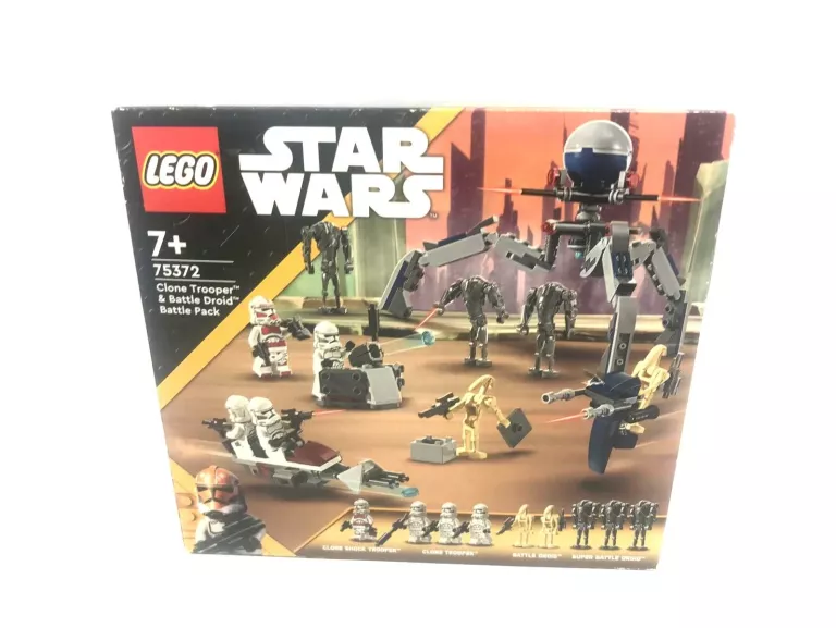 LEGO STAR WARS ZESTAW BITEWNY Z ŻOŁNIERZEM ARMII KLONÓW I DROIDEM 75372