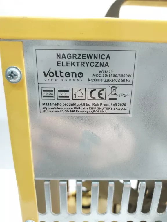 NAGRZEWNICA VOLTENO VO1820