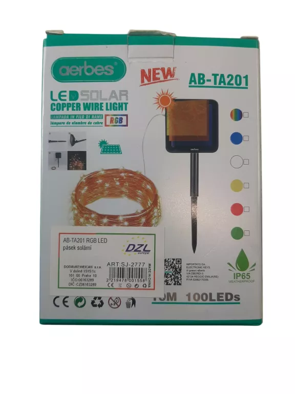 LAMPKI SOLARNE AERBES LED AB-TA201