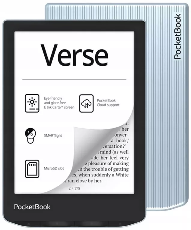 POCKETBOOK 629 VERSE - 8GB, WIFI, BRIGHT BLUE (NIEBIESKI)